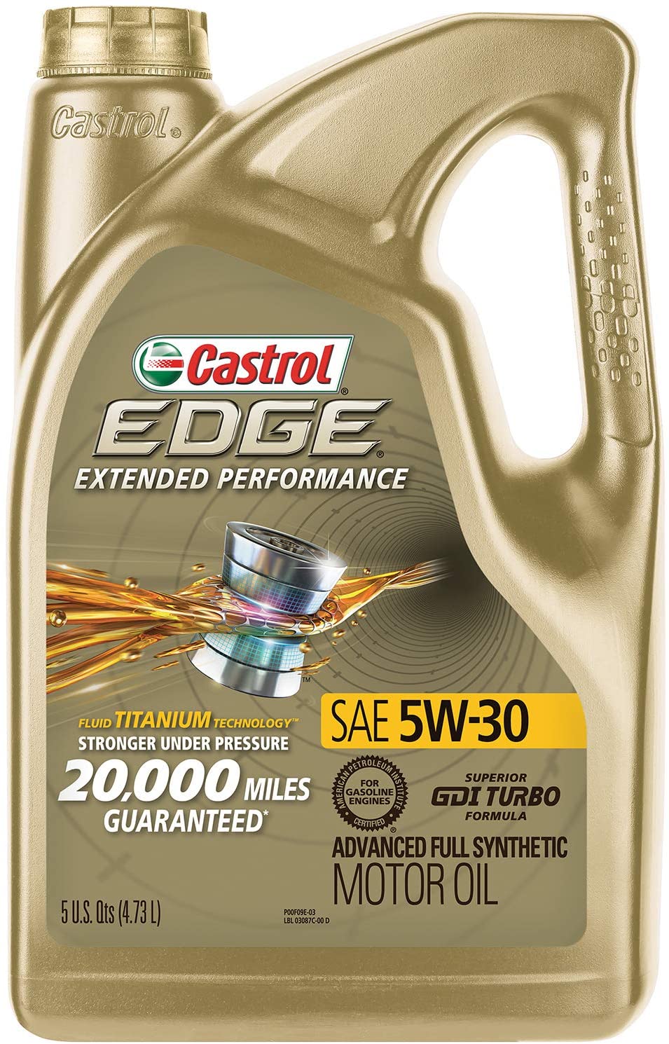 Castrol 06159 EDGE 5W-30 C3 Advanced Full Synthetic Motor Oil