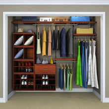 Load image into Gallery viewer, ClosetMaid 23-3/5 in. x 14-5/8 in. Elite Dark Cherry 2-Cube Organizer