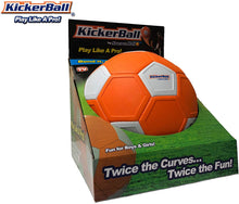 Load image into Gallery viewer, Kickerball - Curve and Swerve Soccer Ball/Football Toy - Kick Like The Pros, Great Gift for Boys and Girls - Perfect for Outdoor &amp; Indoor Match or Game, Bring The World Cup to Your Backyard