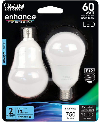 Feit Electric BPA1560C/950CA/2 60W 5K LED