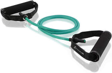 Load image into Gallery viewer, Prosource Fit Premium Heavy Duty Double Dipped Latex Stackable Resistance Band with Door Anchor and Exercise Chart