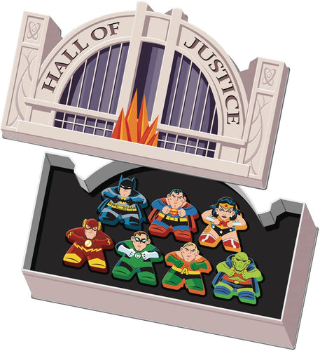 Cryptozoic Mighty Meeples DC Justice League Collection Tin