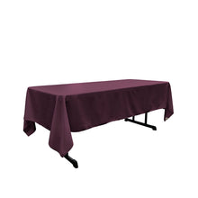 Load image into Gallery viewer, LA Linen Polyester Poplin Rectangular Tablecloth, 60 by 120-Inch, Fuchsia, 60" x 120"
