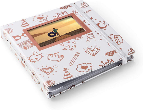 HP Sprocket Gold and White Photo Album (2HS31A)