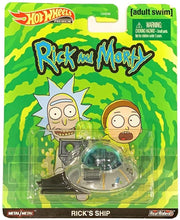 Load image into Gallery viewer, Hot Wheels Real Rider 1:64 Adult Swim Rick &amp; Morty Rick&#39;s Ship Model