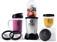 Load image into Gallery viewer, Magic Bullet Blender, Small, Silver, 11 Piece Set…