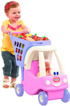 Load image into Gallery viewer, Little Tikes Cozy Shopping Cart Pink/Purple