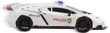Load image into Gallery viewer, Voko USA Police RC Car Toy Super Exotic Large Remote Control Sports Car with Working Headlights, Police Lights, Race Car Toy (White)