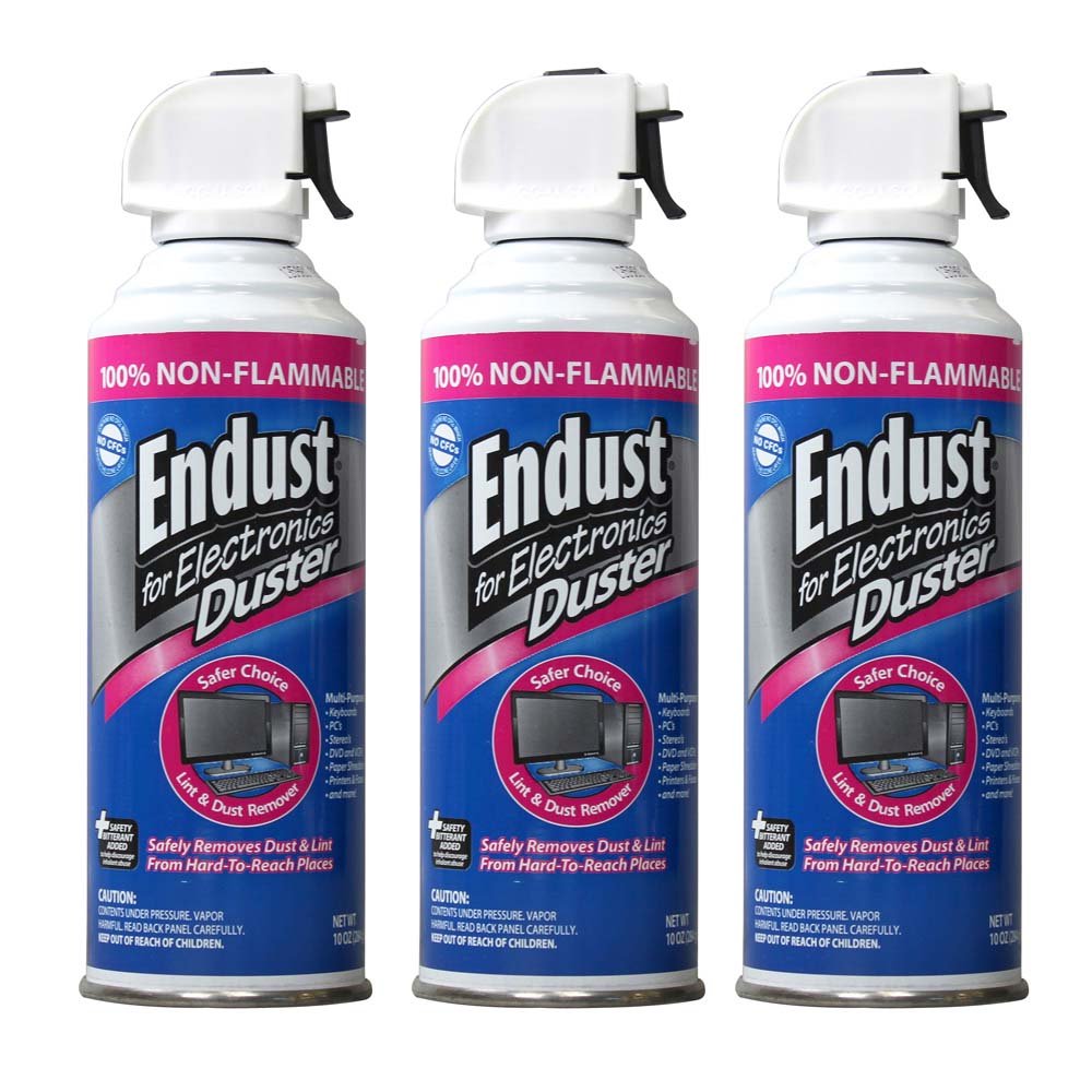 Endust 10 Oz Non-Flammable Duster with Bitterant (3 Pack)