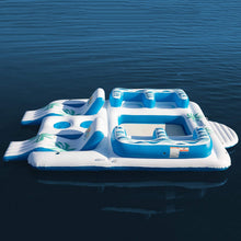 Load image into Gallery viewer, Tropical Tahiti Floating Island Inflatable Island Pool Float Holds 6 Person