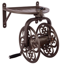 Load image into Gallery viewer, Liberty Garden 710 Navigator Rotating Garden Hose Reel, Holds 125-Feet of 5/8-Inch Hose - Bronze
