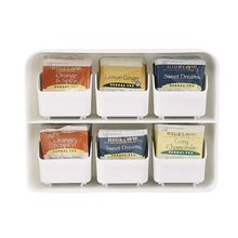 Load image into Gallery viewer, Mind Reader 6 Drawer Tea Bag Holder and Organizer, White