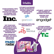Load image into Gallery viewer, littleBits Electronic Music Inventor Kit - Build, Customize, &amp; Play Your Own Educational &amp; Fun High-Tech Instruments!