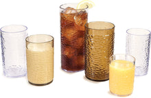 Load image into Gallery viewer, Carlisle 550807 Pebble Optic Tumbler, 8 oz, Clear, Plastic (Case of 24)
