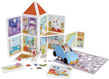 Load image into Gallery viewer, Melissa &amp; Doug Magnetivity Magnetic Building Play Set – Our House with Vehicle (100Piece)