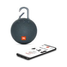 Load image into Gallery viewer, JBL Clip 3 Portable Waterproof Wireless Bluetooth Speaker - Blue