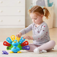 Load image into Gallery viewer, VTech Clips 'n Colors Peacock