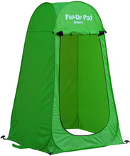 Load image into Gallery viewer, GigaTent Pop Up Pod Changing Room Privacy Tent – Instant Portable Outdoor Shower Tent, Camp Toilet, Rain Shelter for Camping &amp; Beach – Lightweight &amp; Sturdy, Easy Set Up, Foldable - with Carry Bag