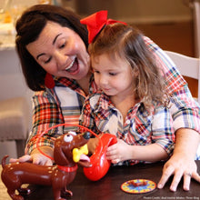 Load image into Gallery viewer, Goliath New &amp; Improved Doggie Doo - Squeeze The Leash Poop The Food Game, Brown