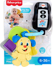 Load image into Gallery viewer, Fisher-Price Laugh &amp; Learn Play &amp; Go Keys, musical learning toy for babies and toddlers ages 6-36 months