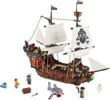 Load image into Gallery viewer, LEGO Creator 3in1 Pirate Ship 31109 Building Playset for Kids who Love Pirates and Model Ships, Makes a Great Gift for Children who Like Creative Play and Adventures, New 2020 (1,260 Pieces)