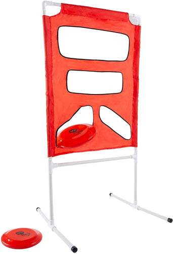 Hey! Play! Flying Disc Toss – Portable Outdoor Backyard Team Or Solo Collapsible Target Skill Game for Children & Adults – Tailgate, Beach, Lawn