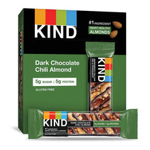 Load image into Gallery viewer, KIND Bars, Dark Chocolate Chili Almond, Gluten Free, Low Sugar