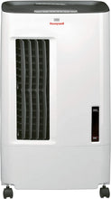 Load image into Gallery viewer, Honeywell CS071AE Quiet, Low Energy, Compact Portable Evaporative Cooler with Fan &amp; Humidifier, Carbon Dust Filter &amp; Remote Control, White