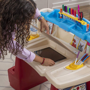 Step2 Deluxe Art Master Kids Desk | Assembles In Min, Multi/None, Model Number: 702500