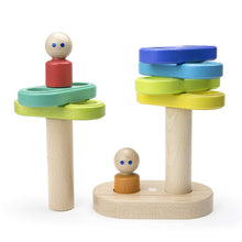 Load image into Gallery viewer, 11 Piece Tegu Magnetic Floating Stacker Building Block Set, Rainbow