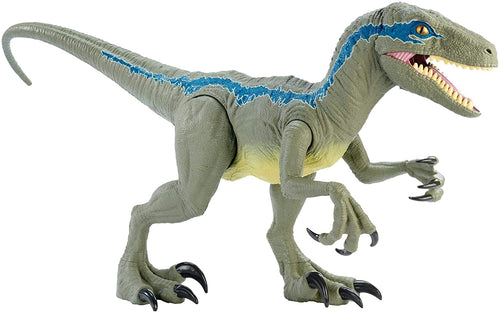 Jurassic World Colossal Velociraptor Blue 18” High & 3.5 Feet Long