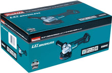 Load image into Gallery viewer, Makita XAG04Z 18V LXT Lithium-Ion Brushless Cordless 4-1/2” / 5" Cut-Off/Angle Grinder, Tool Only