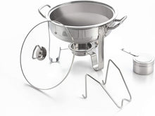 Load image into Gallery viewer, Excelsteel 4-Quart Heavy Duty Professional Stainless Chafing Dish