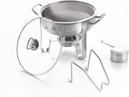 Excelsteel 4-Quart Heavy Duty Professional Stainless Chafing Dish