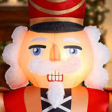 Load image into Gallery viewer, Home Accents Holiday 8 ft. Giant-Sized Nutcracker Christmas Inflatable