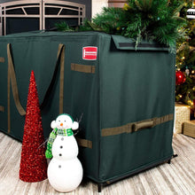 Load image into Gallery viewer, [Giant Rolling Tree Storage] - 15 Foot Christmas Tree Storage Bag | Heavy Duty Frame with Wheels to Fit Artificial Trees up to 15 Feet Tall | Separated Net Storage Area | Greenskeeper by Tree Keeper