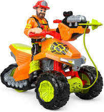 Load image into Gallery viewer, Fisher-Price Rescue Heroes Forrest Fuego &amp; Fire Tracker, Vehicle and Figure Set