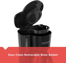 Load image into Gallery viewer, BLACK+DECKER CM0700B 5-Cup Coffee Maker, Compact Design