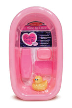Load image into Gallery viewer, Melissa &amp; Doug Mine to Love Baby Doll Bathtub and Accessories Set (6 pcs)