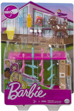 Load image into Gallery viewer, Barbie Mini Playset with Pet, Accessories and Working Foosball Table, Game Night Theme, Gift for 3 to 7 Year Olds