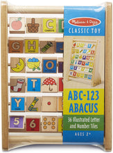 Load image into Gallery viewer, Melissa &amp; Doug ABC-123 Abacus, 1 EA
