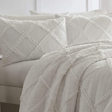 Load image into Gallery viewer, Laura Ashley Home | Luxury Premium Ultra Soft Quilt Coverlet, Comfortable 3 Piece Set, All Season Stylish Bedspread