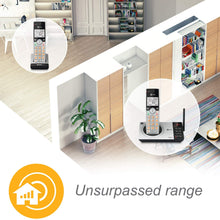 Load image into Gallery viewer, AT&amp;T CL82207 DECT 6.0 Expandable Cordless Phone with Answering System &amp; Smart Call Blocker