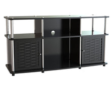 Load image into Gallery viewer, Convenience Concepts Designs2Go Modern Chelsea TV Stand, Black