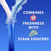 Load image into Gallery viewer, Arm &amp; Hammer Plus OxiClean Fresh Scent, 128 Loads Liquid Laundry Detergent, 224 Fl oz