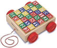 Load image into Gallery viewer, Melissa &amp; Doug Classic ABC Block Cart