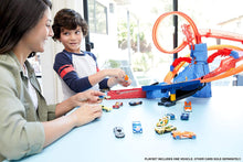 Load image into Gallery viewer, Hot Wheels FTD61 City Volcano Escape Connectable Play Set with Diecast and Mini Toy Car
