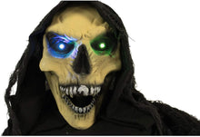 Load image into Gallery viewer, Haunted Hill Farm HHRPR-6FLSA Life-Size Animatronic Reaper, Indoor/Outdoor Halloween Decoration, Multi