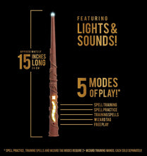 Load image into Gallery viewer, HARRY POTTER, Wizard Training Wand - 11 Spells to CAST!