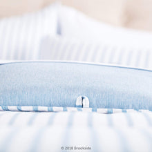 Load image into Gallery viewer, Brookside Striped Chambray Comforter Set